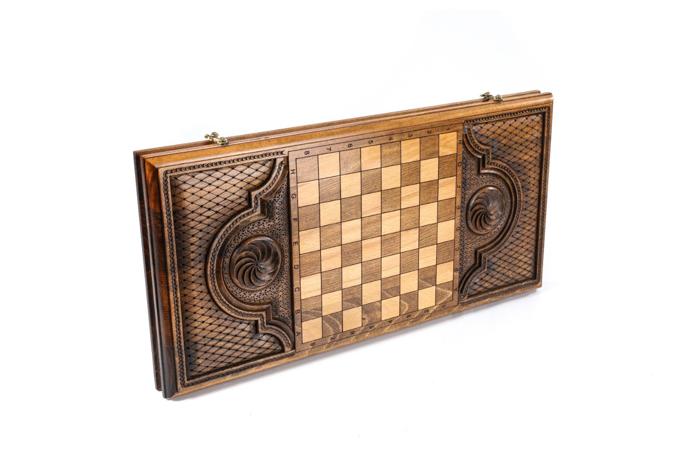 Backgammon Board - Garni Temple Classic Wooden Design