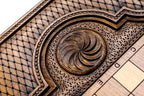 Backgammon Board - Garni Temple Classic Wooden Design - Unumperfectus