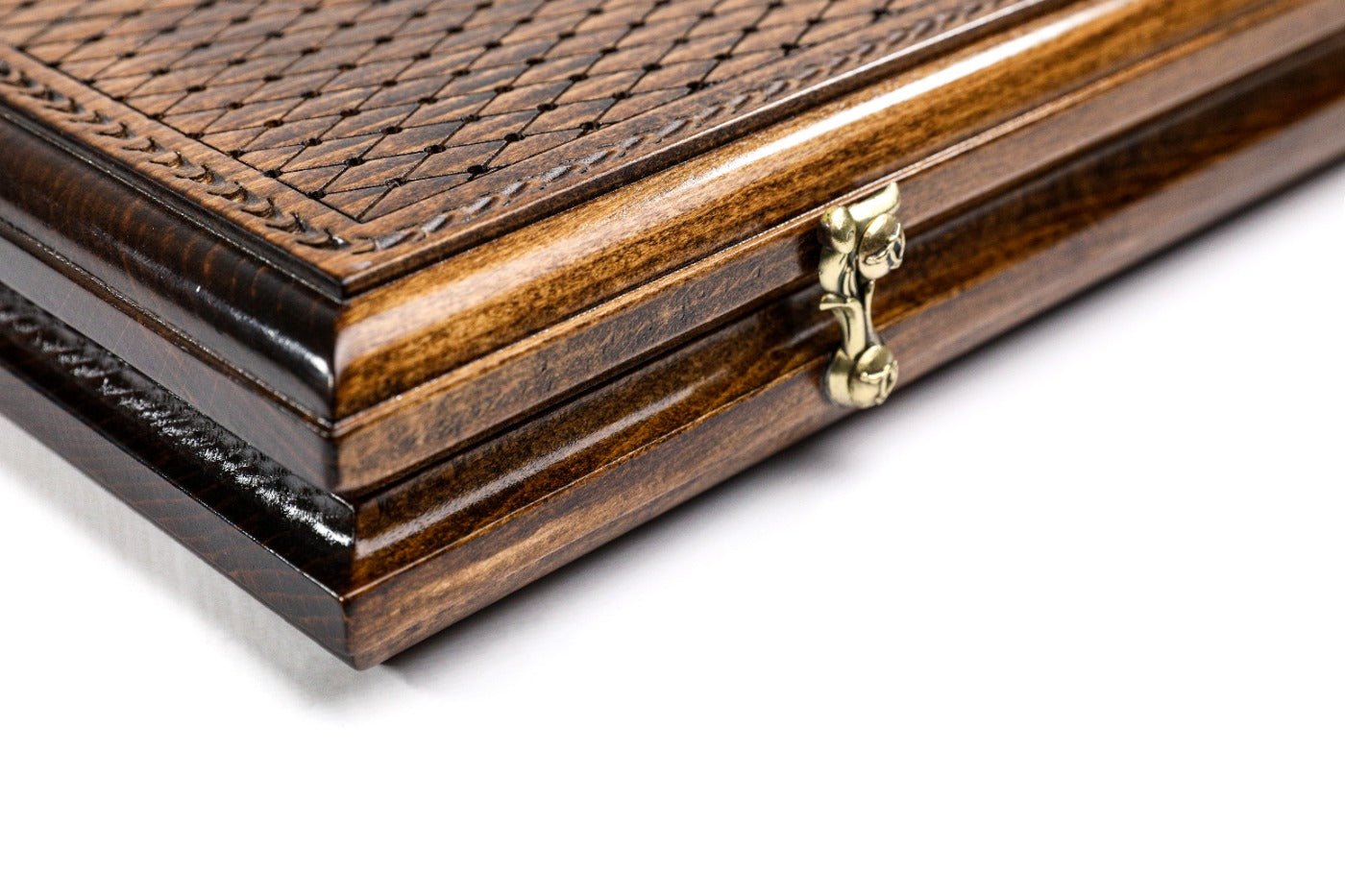 Backgammon Board - Wolf Classic Wooden Design - Unumperfectus