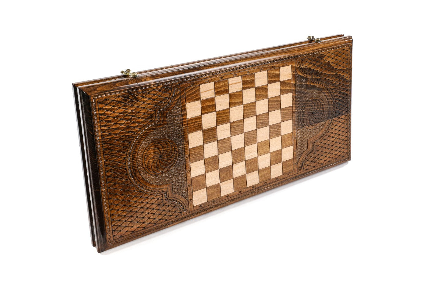 Backgammon Board - Wolf Classic Wooden Design