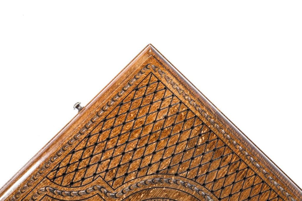 Backgammon Board - Armenia & Artsakh Coat of Arms Wooden Design - Unumperfectus