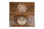 Armenia Artsakh Coat of Arms Design backgammon board in wood by Hrachya Ohanyan