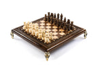 Luxury wooden chess set with bronze legs by Hrachya Ohanyan