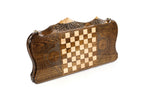 Artsakh backgammon board in wood by Hrachya Ohanyan