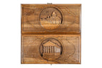 Garni Geghard Classic Design backgammon board in wood by Hrachya Ohanyan