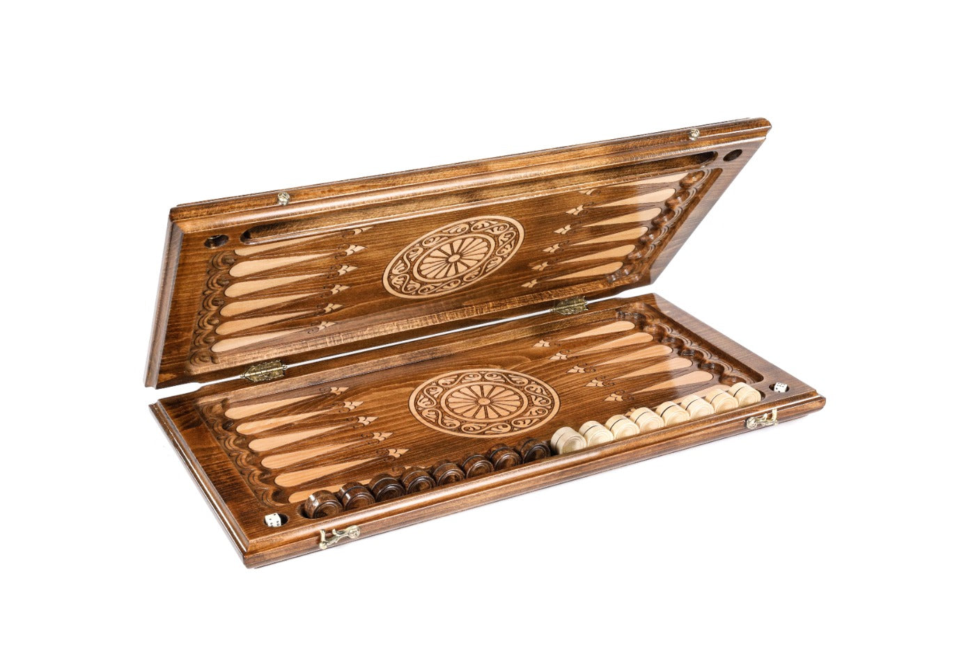 Backgammon Board - Eagle’s Nest Classic Wooden Design