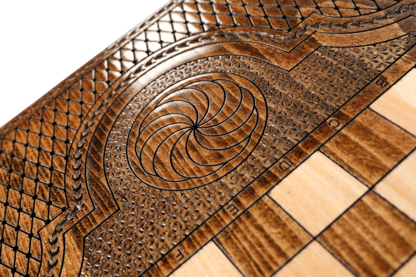 Backgammon Board - Eagle’s Nest Classic Wooden Design