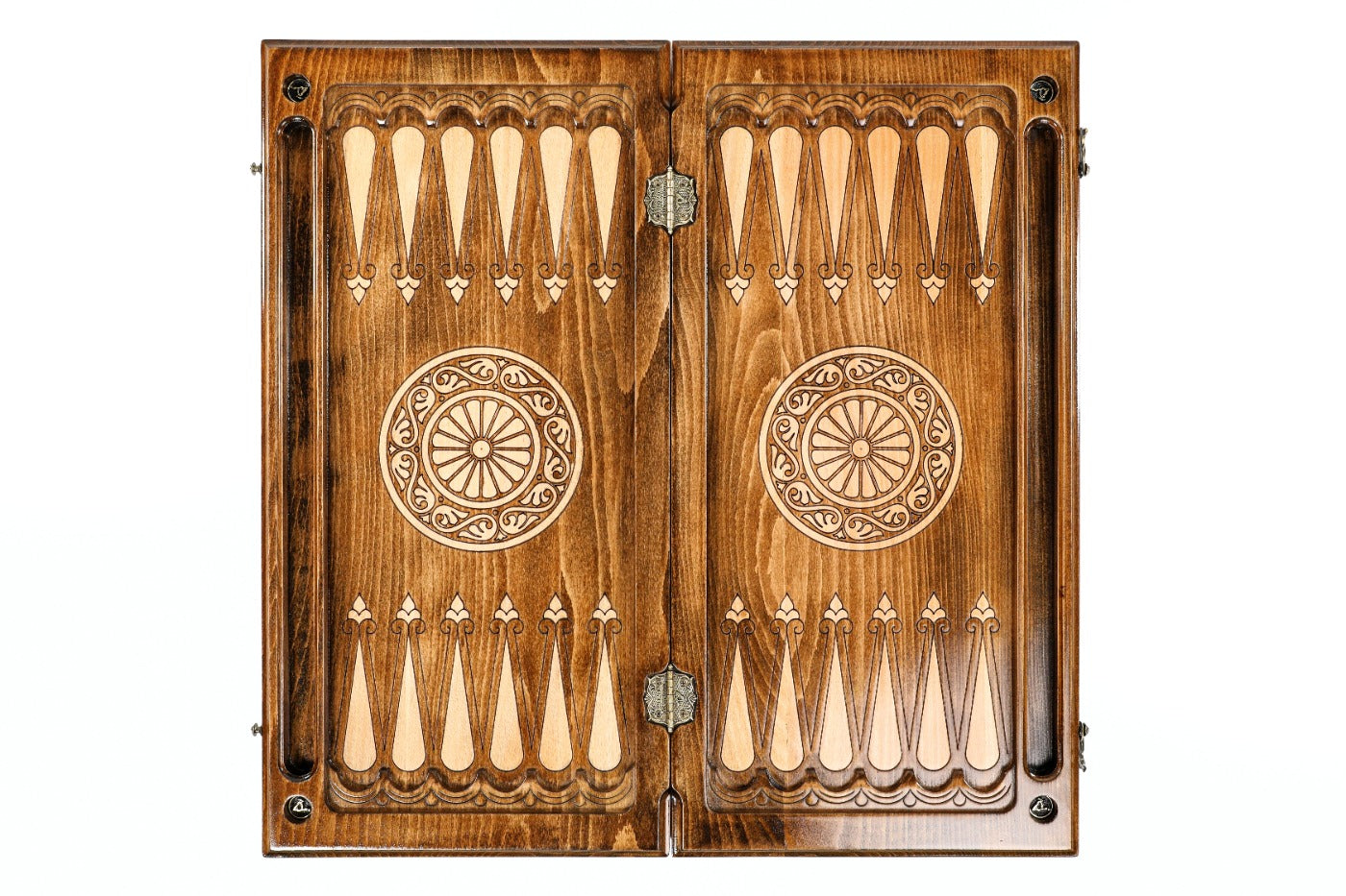 Backgammon Board - Eagle’s Nest Classic Wooden Design