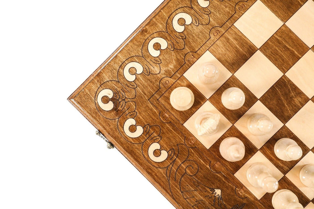 Armenian Wooden Chess Set Ararat Classic 23.6" | 60 cm - Unumperfectus