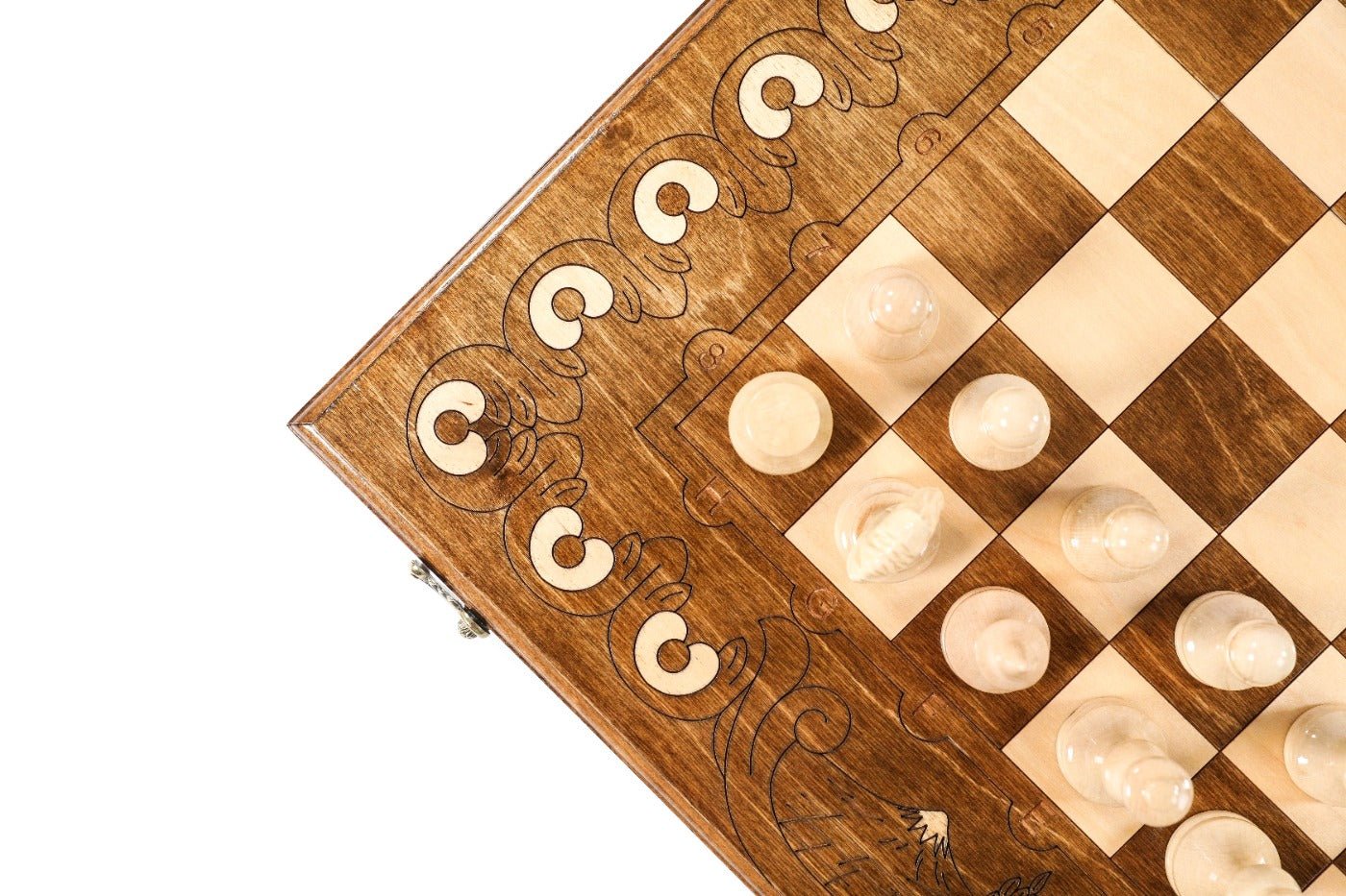 Armenian Wooden Chess Set Ararat Classic 23.6" | 60 cm - Unumperfectus