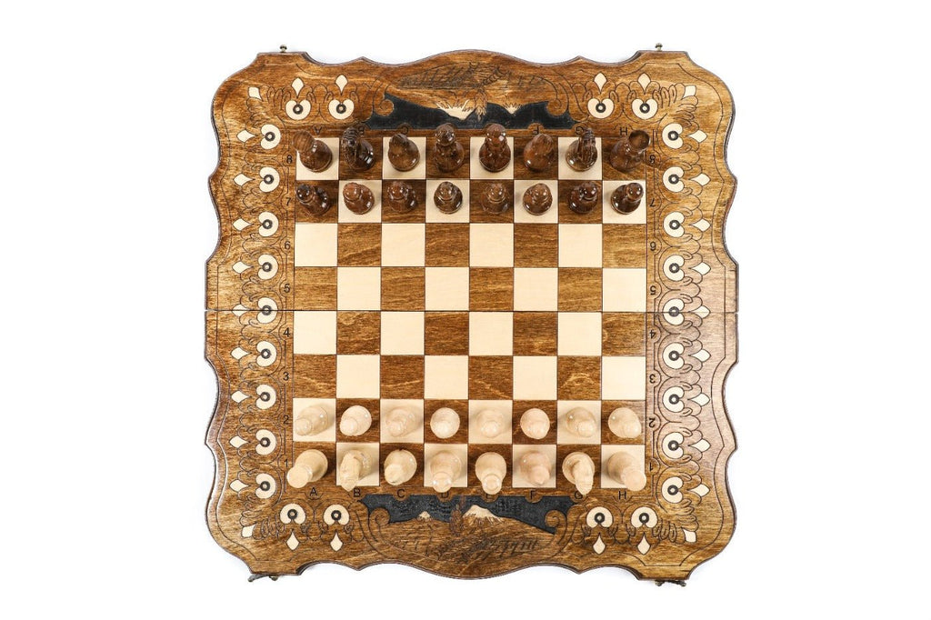 Armenian Chess Set With Mount Ararat 60 cm | 23.6" - Unumperfectus