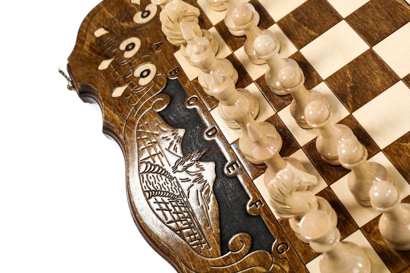 Armenian Chess Set With Mount Ararat 60 cm | 23.6" - Unumperfectus