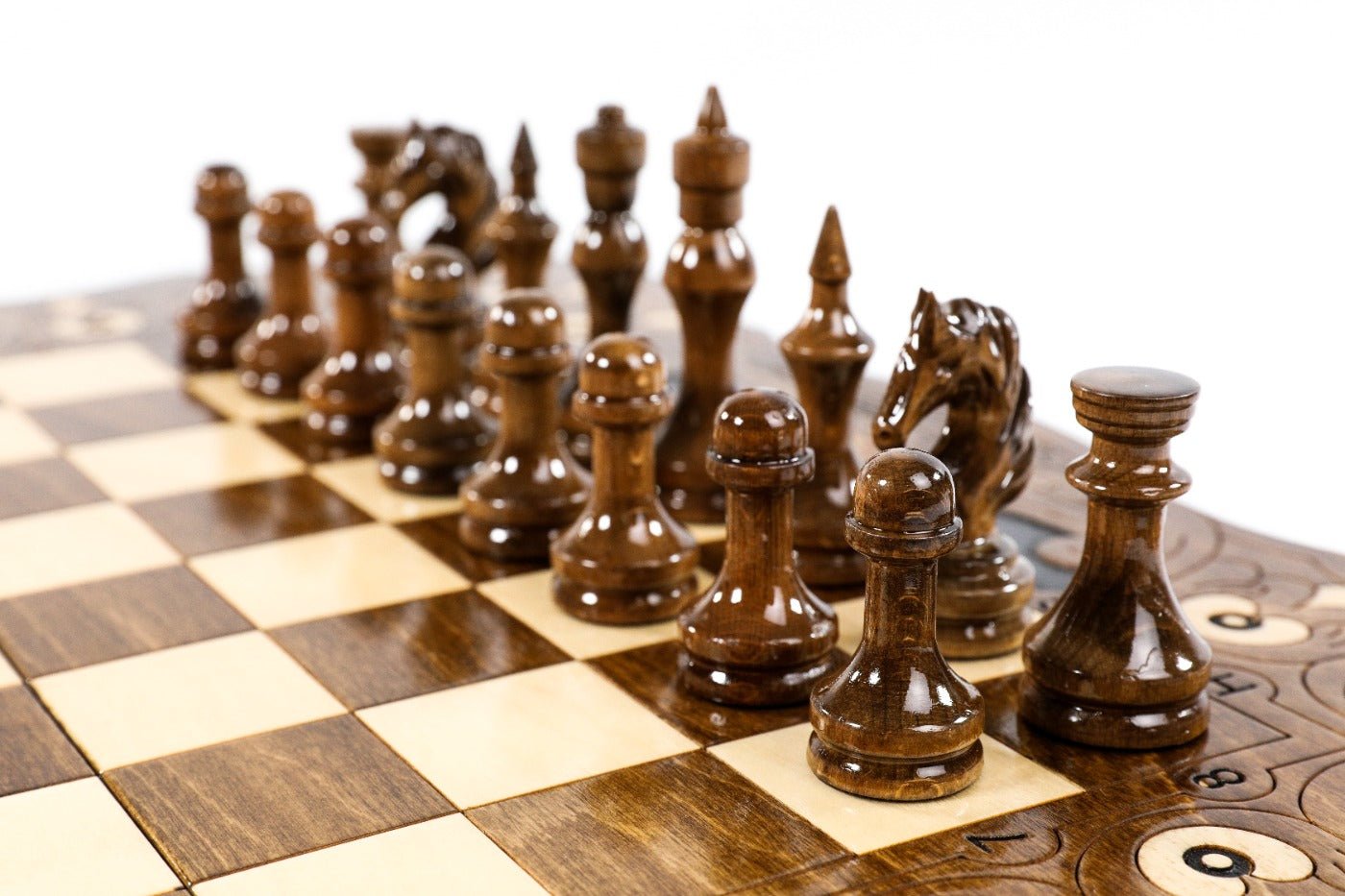 Armenian Chess Set With Mount Ararat 60 cm | 23.6" - Unumperfectus