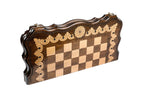 Armenian Eternity chess and backgammon set - board surface detail