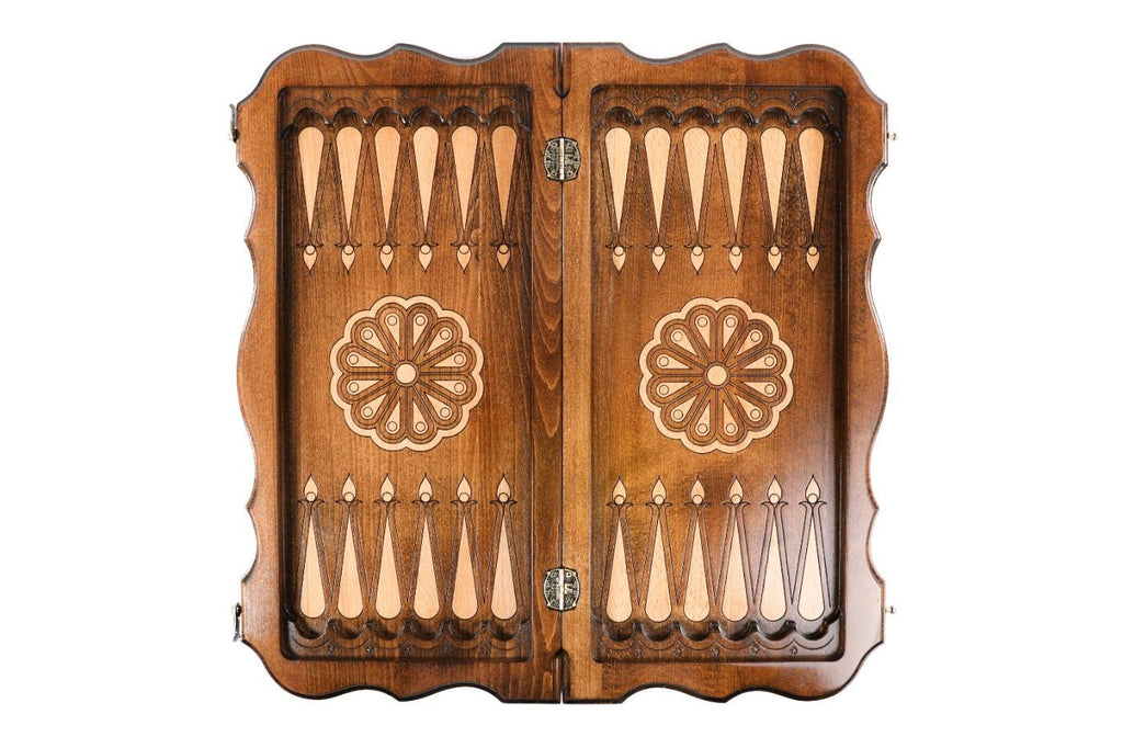 Armenian Chess Set with Backgammon Board Eternity 23.6" | 60 cm - Unumperfectus