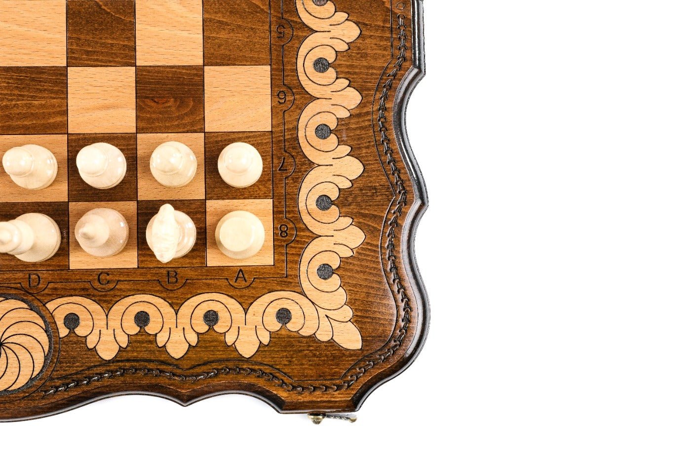 Armenian Chess Set with Backgammon Board Eternity 23.6" | 60 cm - Unumperfectus