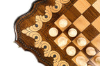 Armenian Eternity chess and backgammon set - carrying case included