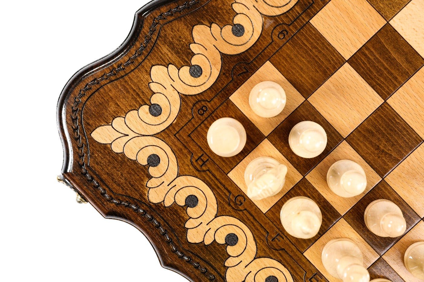 Armenian Chess Set with Backgammon Board Eternity 23.6" | 60 cm - Unumperfectus