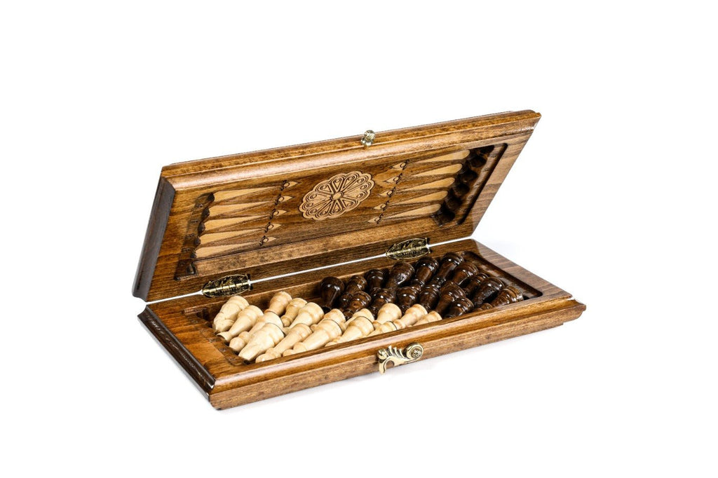 Eternity Classic Chess Set & Backgammon Board 11.8" | 30 cm - Unumperfectus