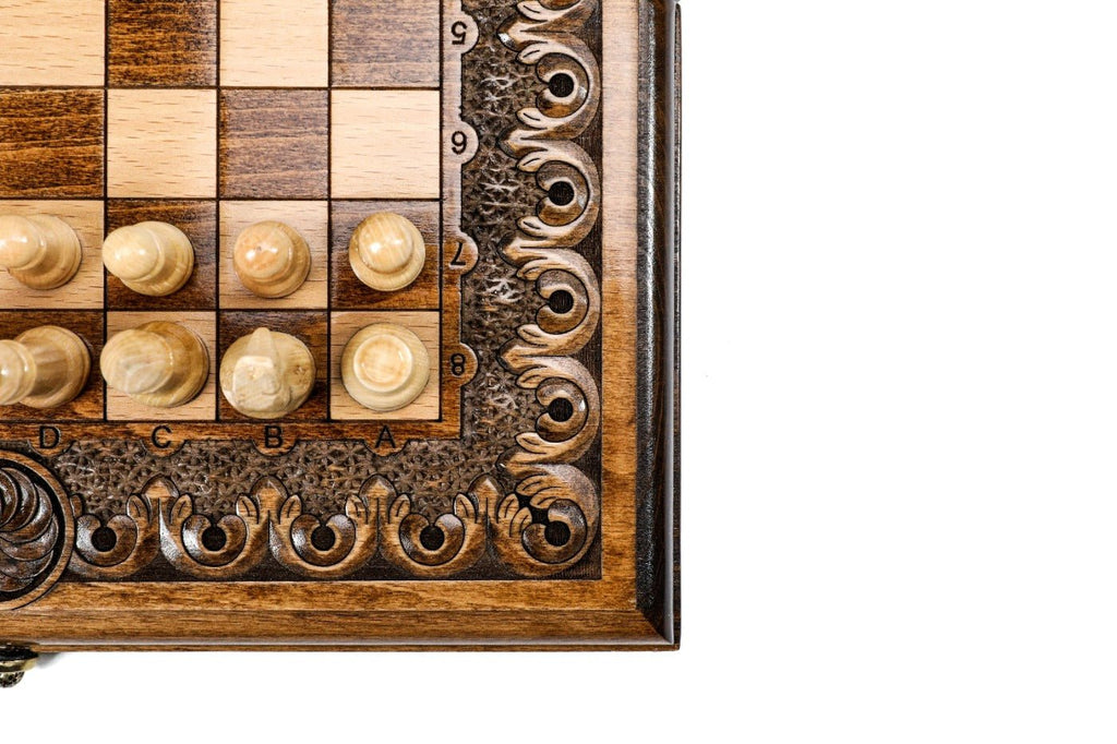 Eternity Classic Chess Set & Backgammon Board 11.8" | 30 cm - Unumperfectus