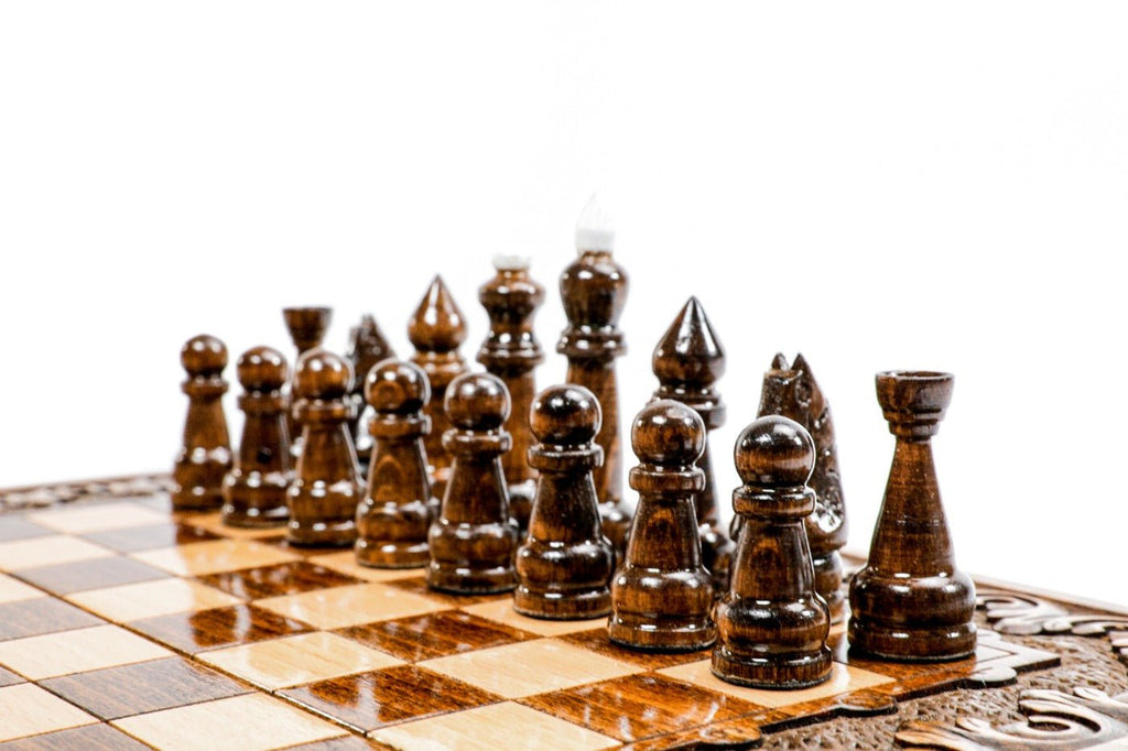 Eternity Classic Chess Set & Backgammon Board 11.8" | 30 cm - Unumperfectus