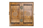 Eternity Classic chess and backgammon set - corner detail of the board