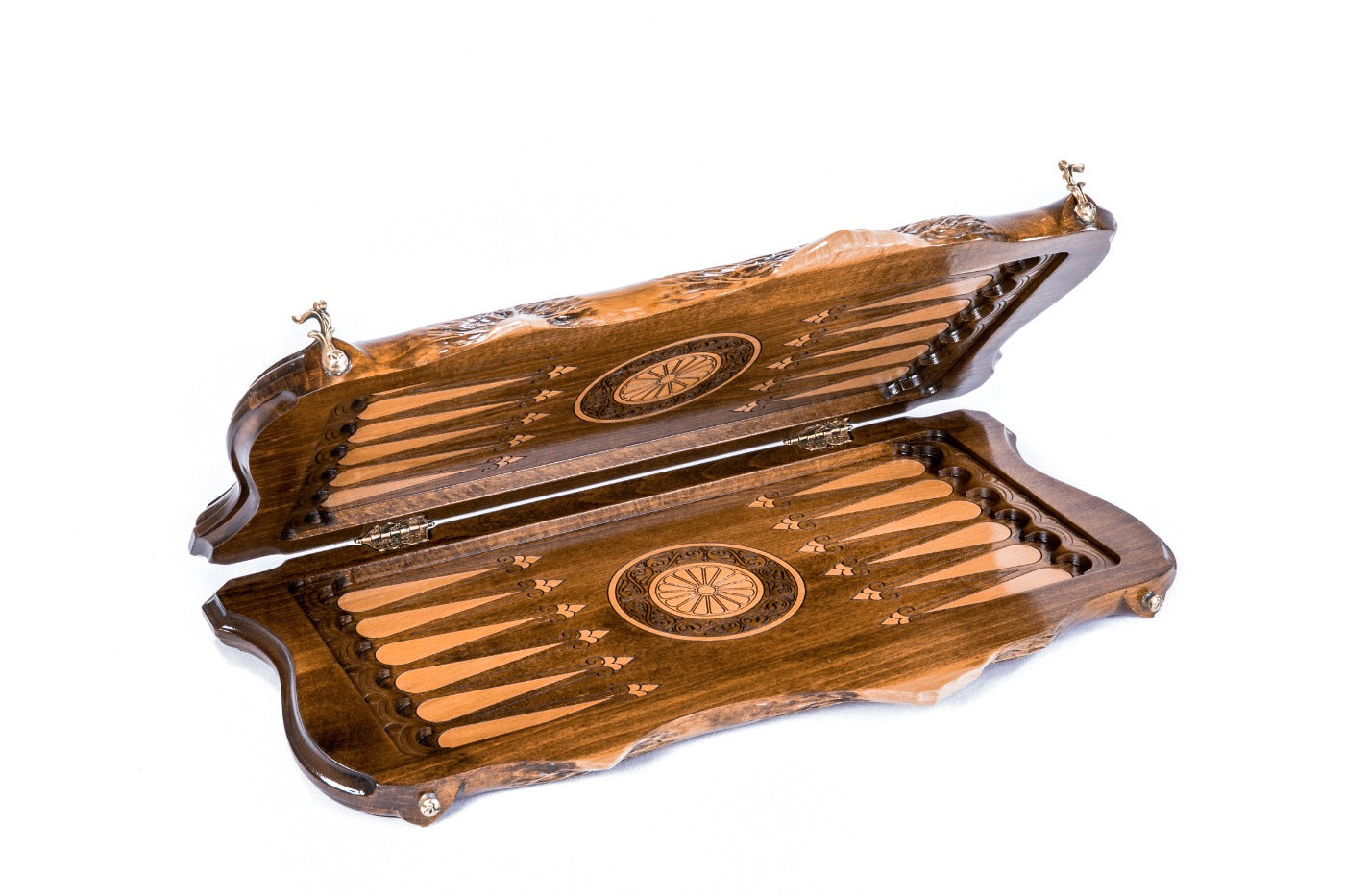 Backgammon Board - Ornamental Snowflake & Mount Ararat Classic