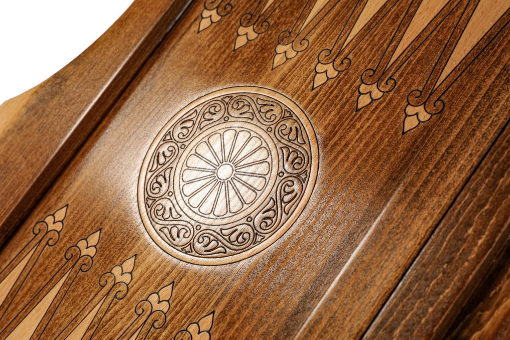 Backgammon Board - Ornamental Snowflake & Mount Ararat Classic