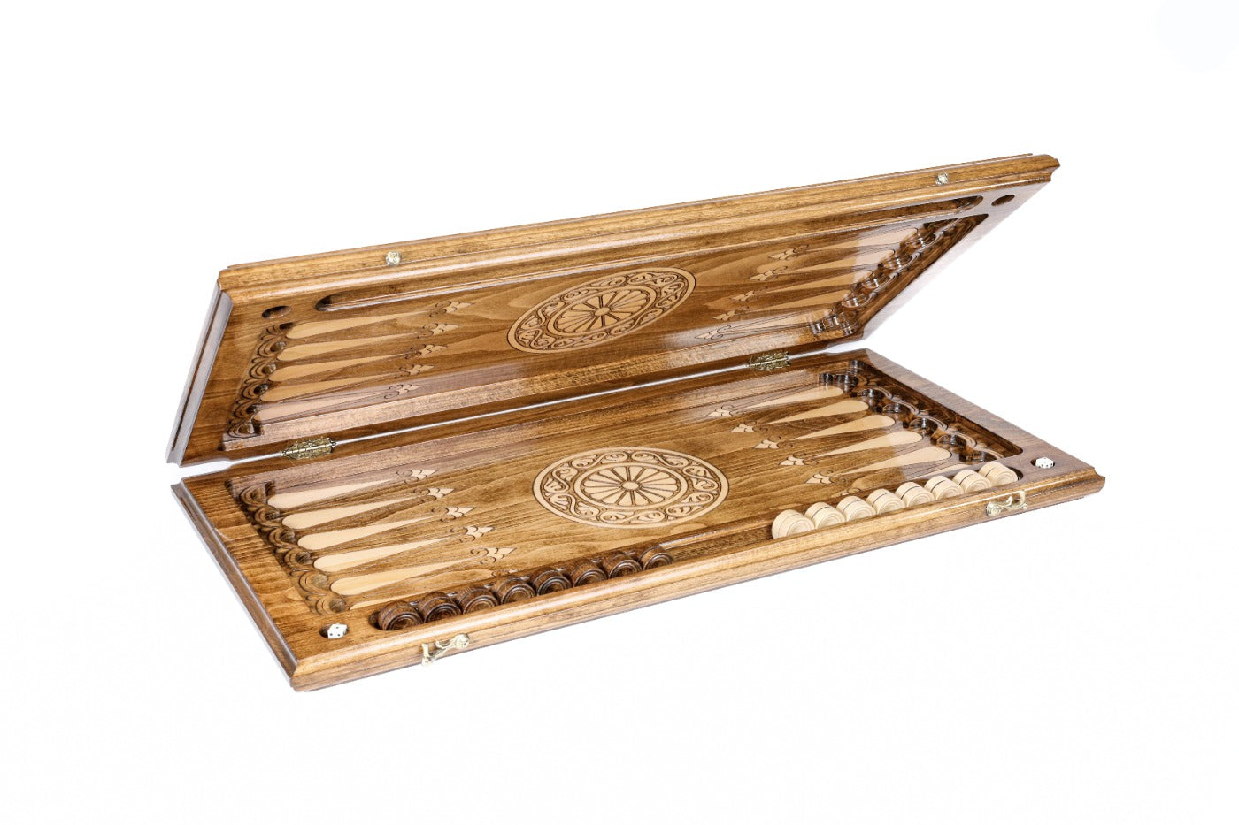Backgammon Board - Heritage Solid Wood Design