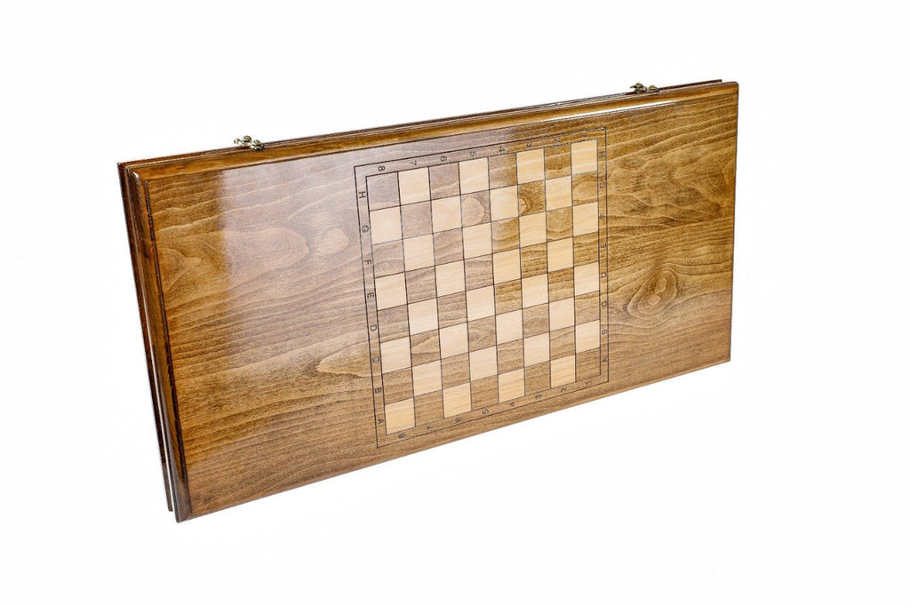 Backgammon Board - Heritage Solid Wood Design - Unumperfectus