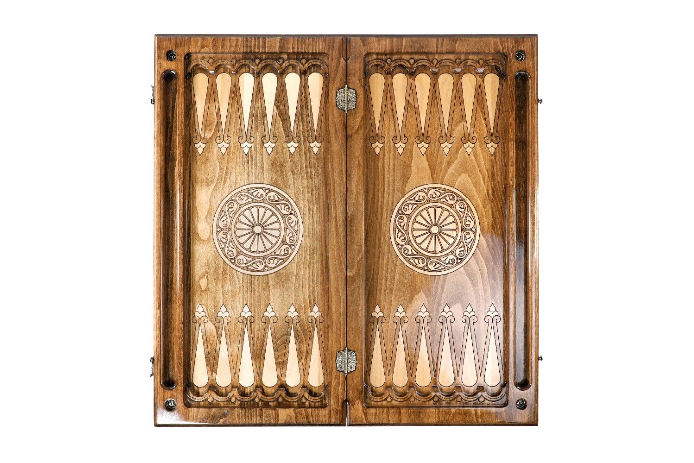 Backgammon Board - Heritage Solid Wood Design - Unumperfectus