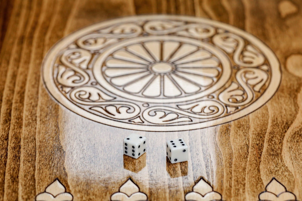 Backgammon Board - Heritage Solid Wood Design - Unumperfectus