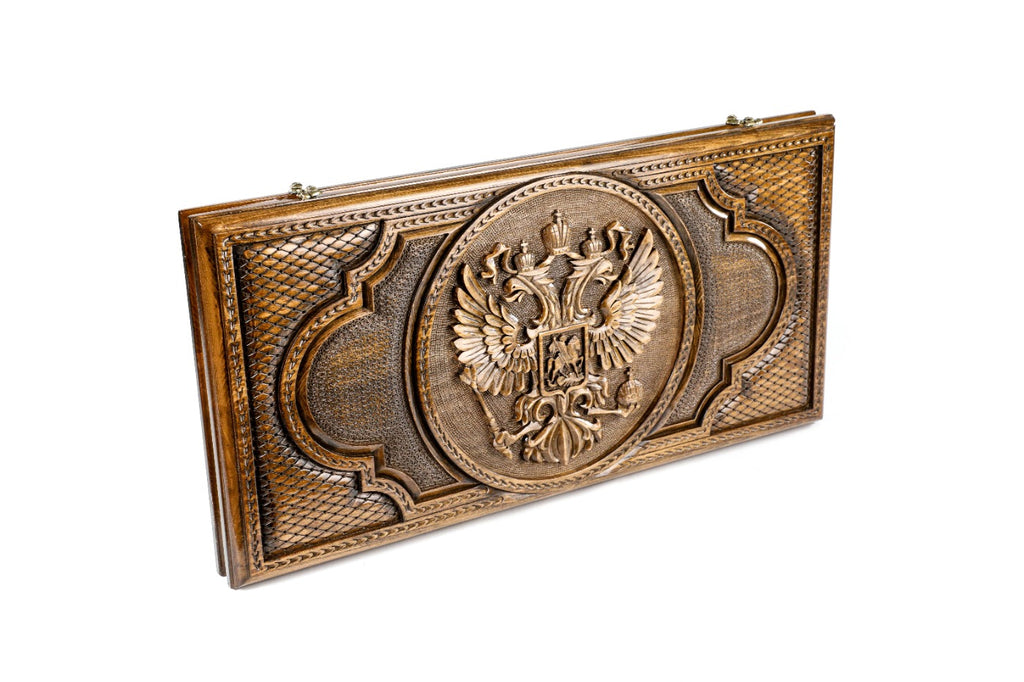 Backgammon Board - Coat of Arms of the Russian Federation - Unumperfectus