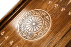 Coat of Arms of the Russian Federation backgammon board - carrying case and accessories