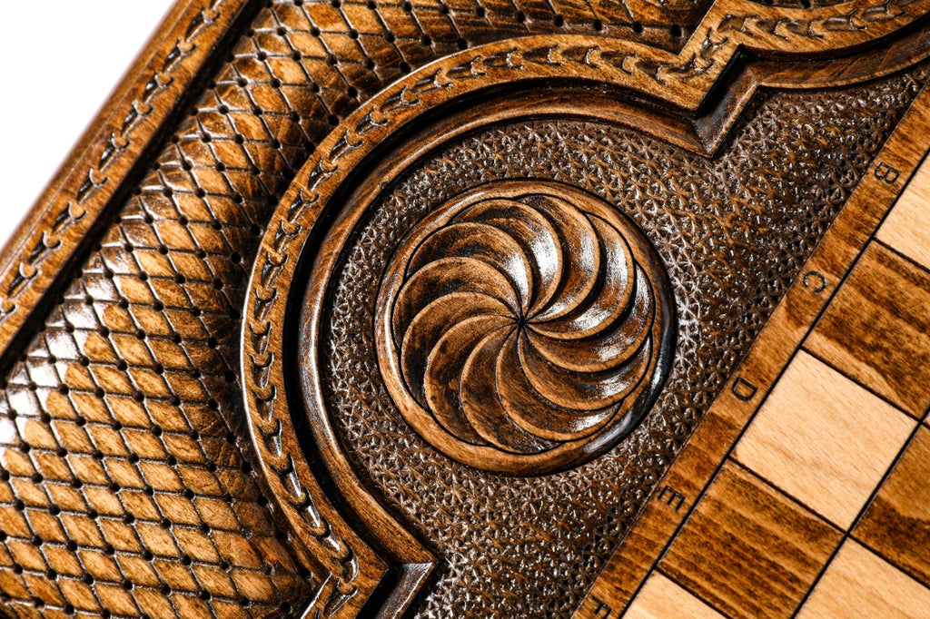 Backgammon Board - Coat of Arms of the Russian Federation - Unumperfectus