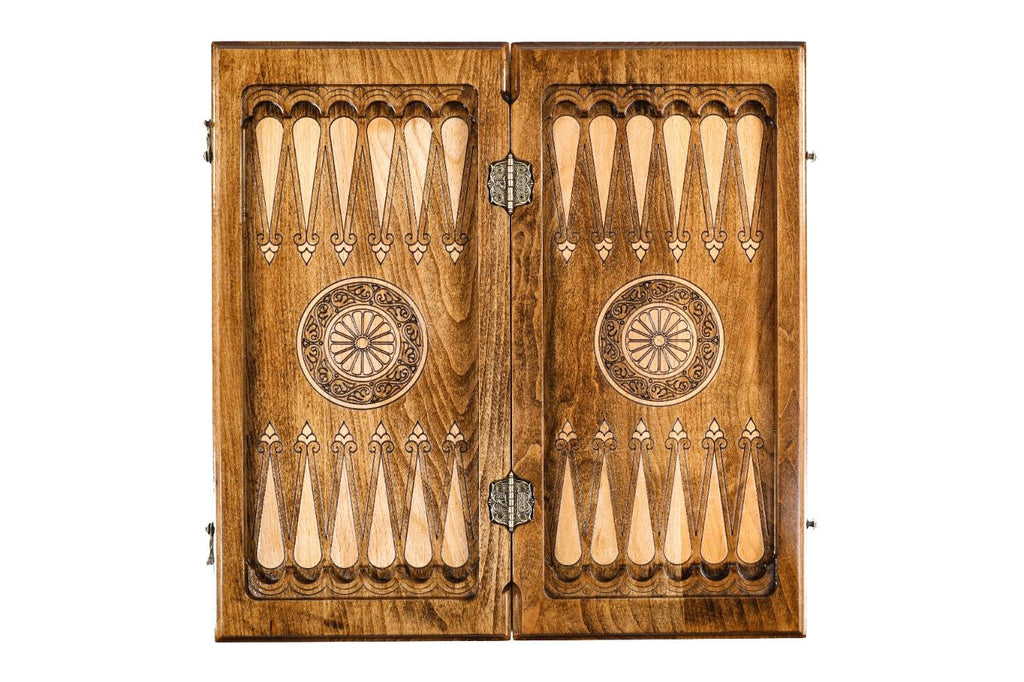 Backgammon Board - Hayastan Heritage Wooden Design - Unumperfectus