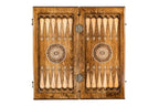 Hayastan Heritage Design backgammon board - angled view