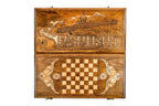 Hayastan Heritage Design backgammon board - corner detail of the board