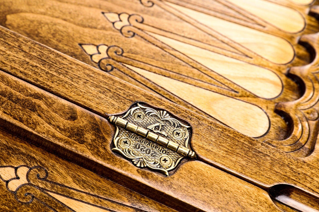 Backgammon Board - Hayastan Heritage Wooden Design - Unumperfectus