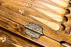 Hayastan Heritage Design backgammon board - side profile showing the craftsmanship