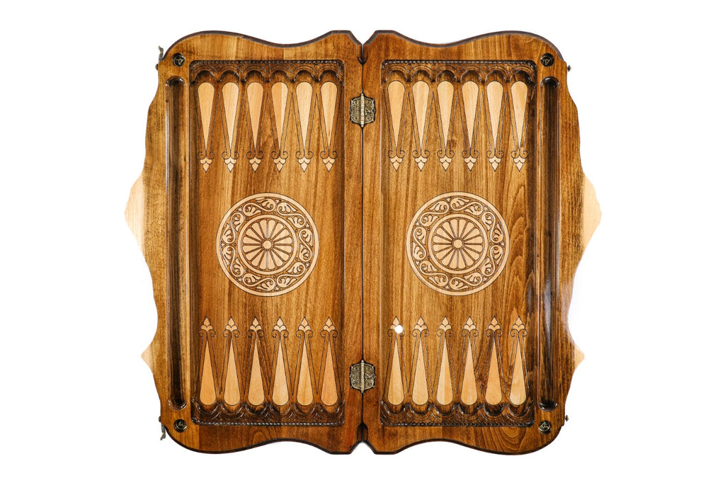 Backgammon Board - Tatev Monastery & Mount Ararat Wooden Design