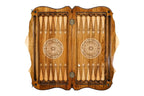 Tatev Monastery Mount Ararat Design backgammon board - angled view