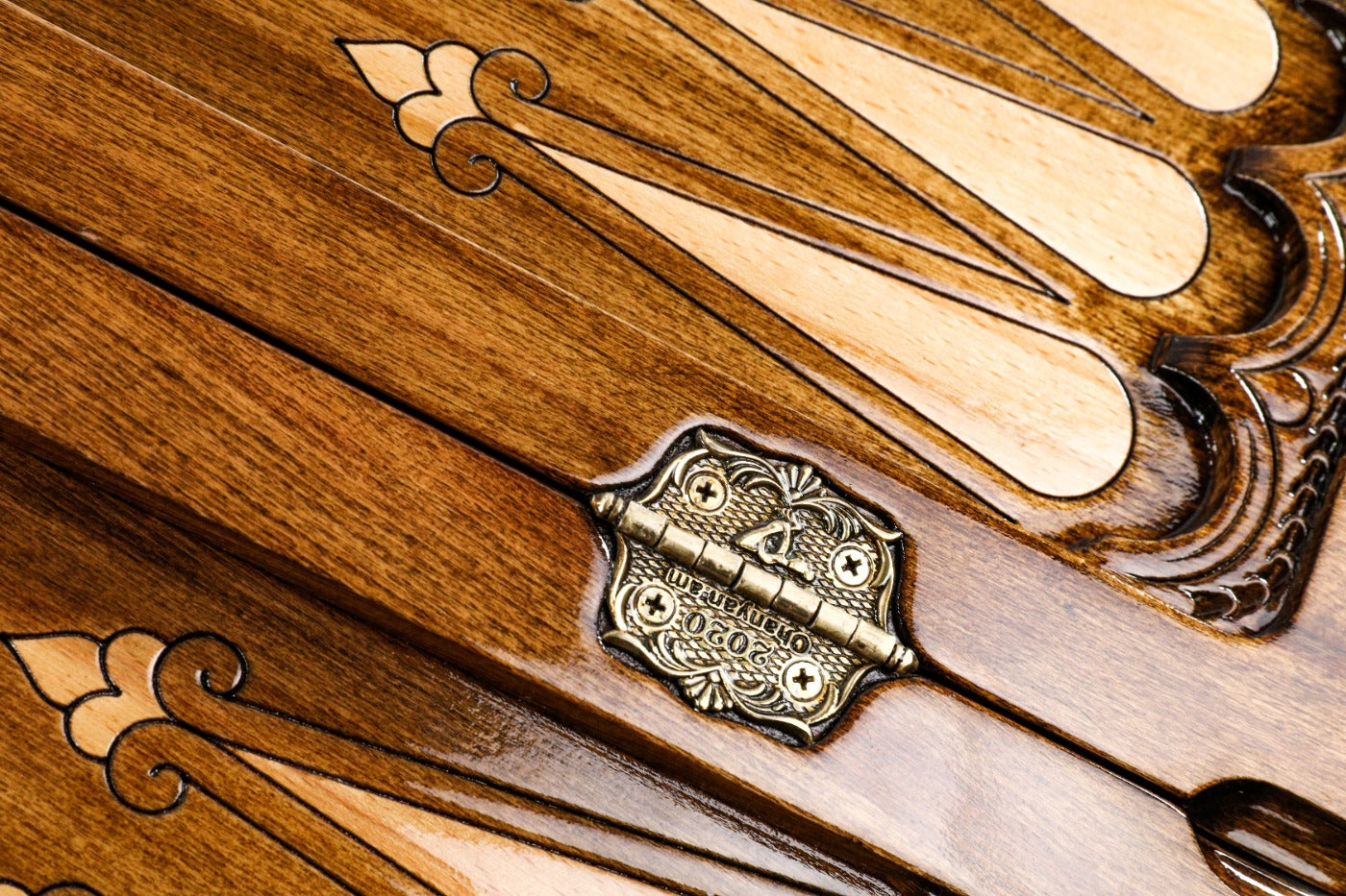 Backgammon Board - Tatev Monastery & Mount Ararat Wooden Design