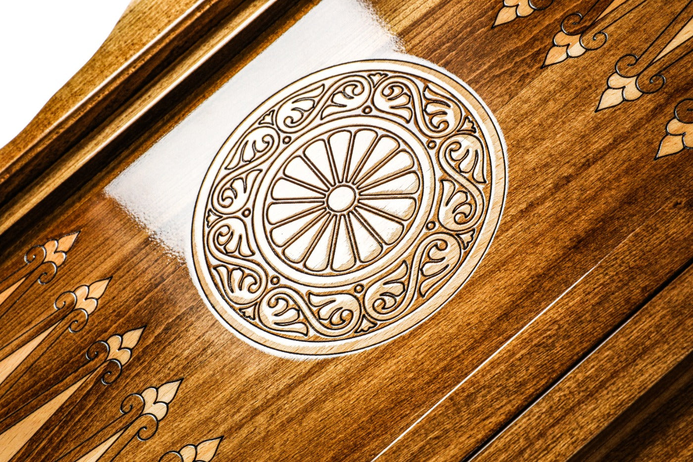 Backgammon Board - Tatev Monastery & Mount Ararat Wooden Design