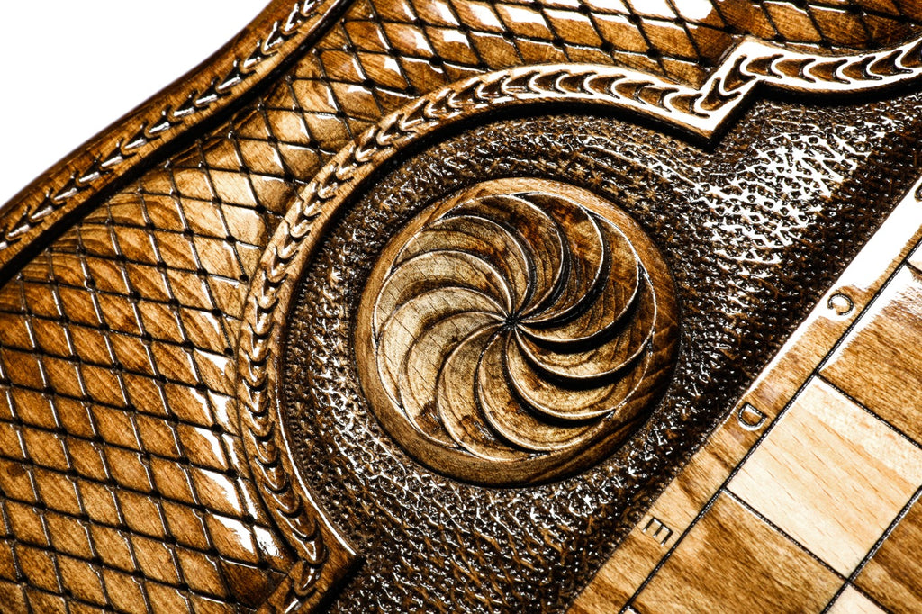 Backgammon Board - Tatev Monastery & Mount Ararat Wooden Design