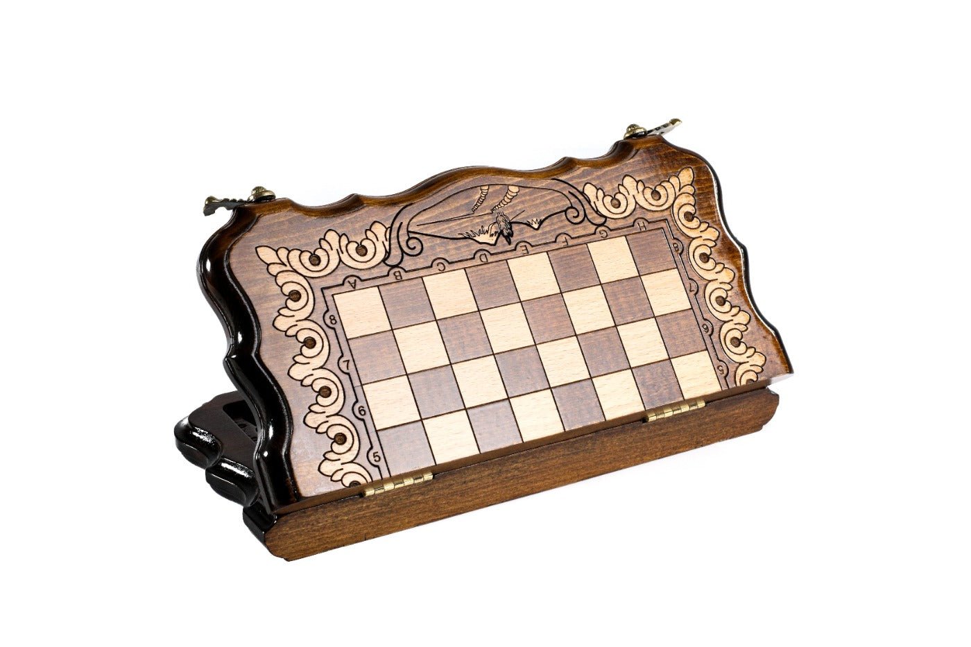 Armenian Ornamental Chess Set & Backgammon Board 11.8" | 30 cm - Unumperfectus