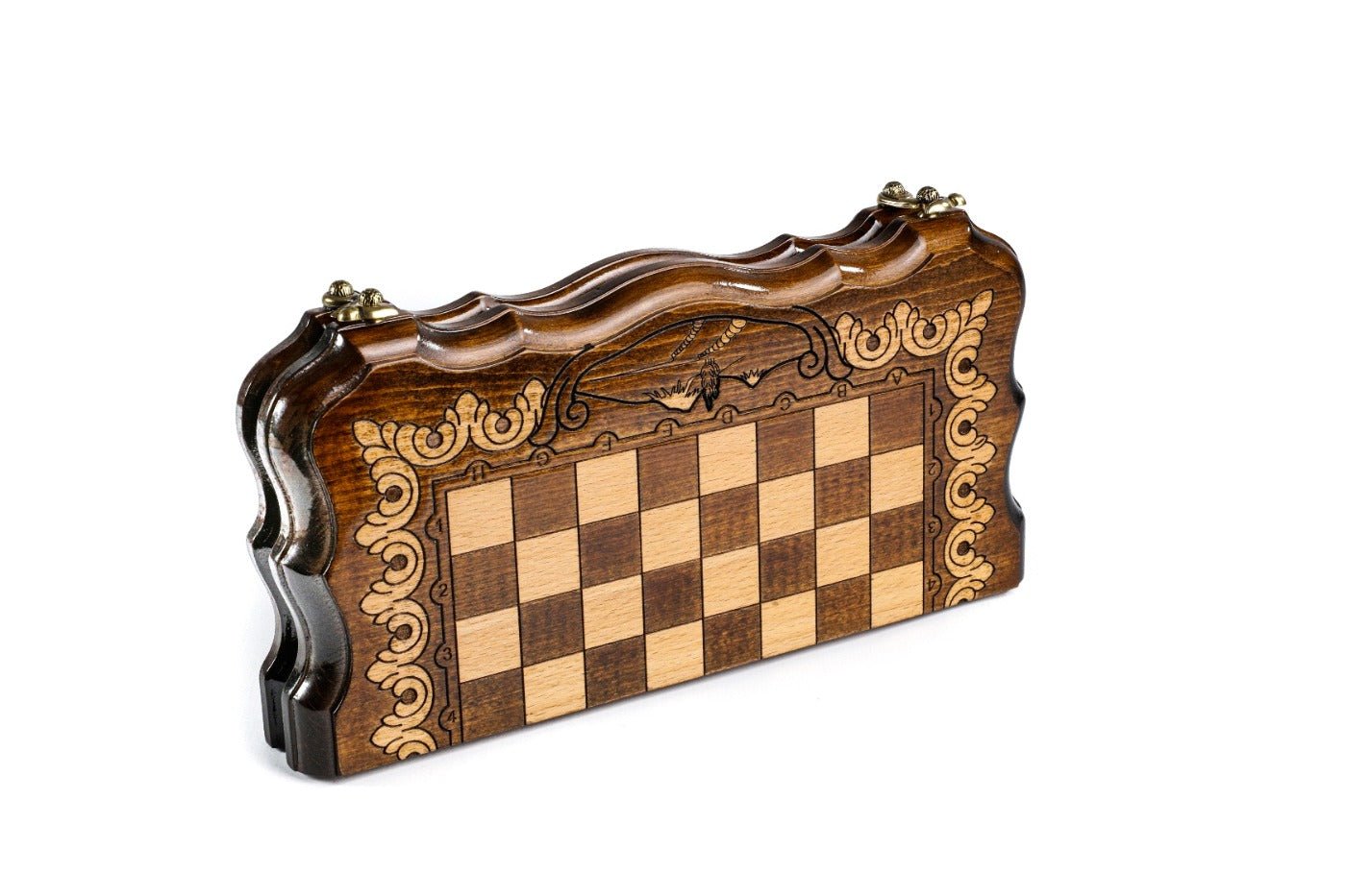 Armenian Ornamental Chess Set & Backgammon Board 11.8" | 30 cm - Unumperfectus