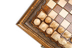 Classic Carved chess set - angled view showing the craftsmanship