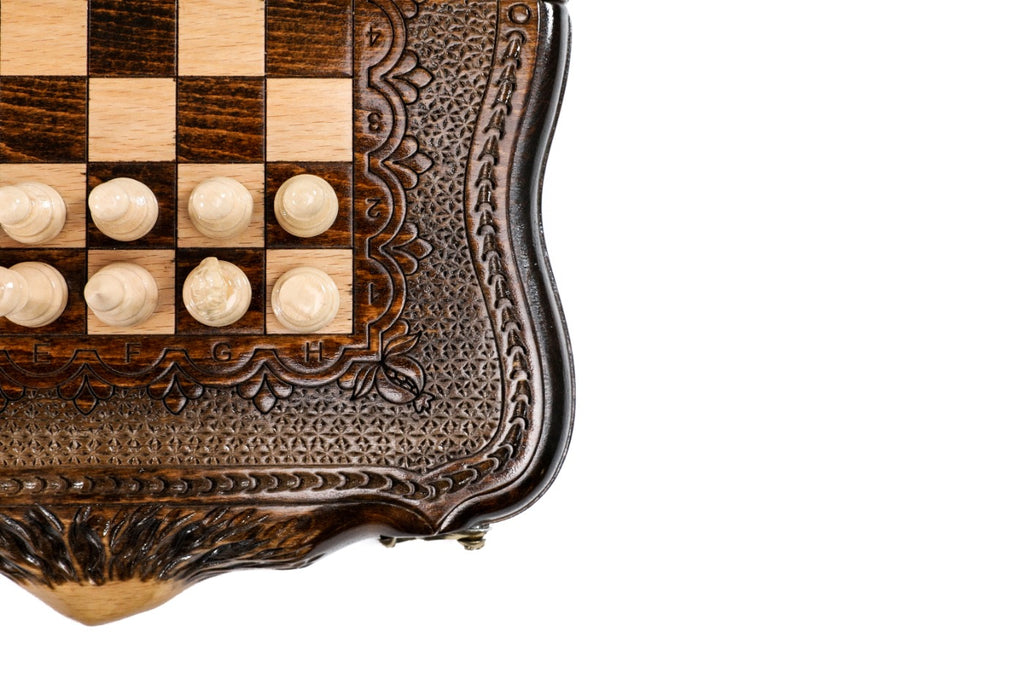 Mount Ararat Handmade Wooden Chess Set – Wooden Chess Board - Unumperfectus
