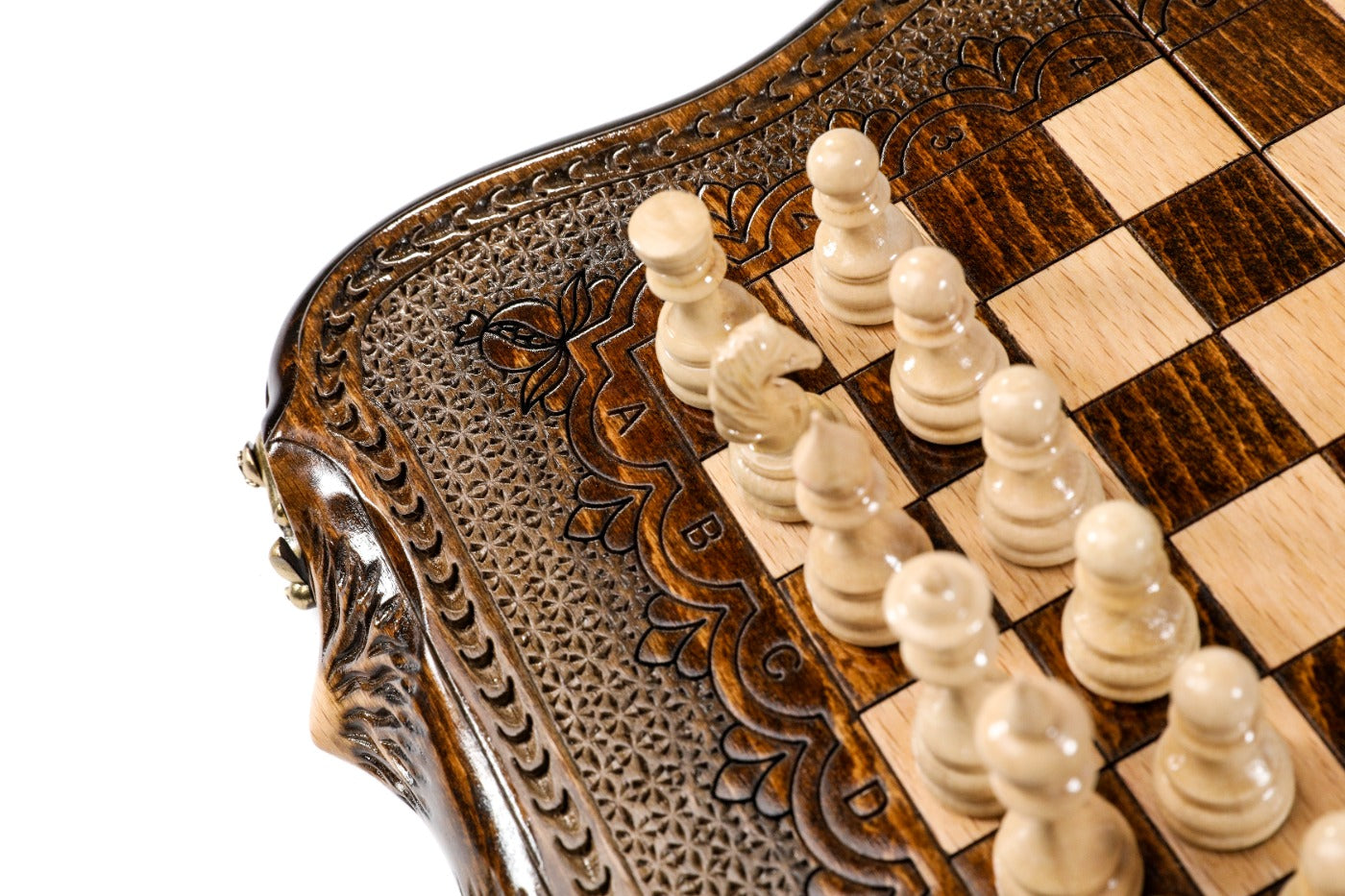 Mount Ararat Handmade Wooden Chess Set – Wooden Chess Board - Unumperfectus